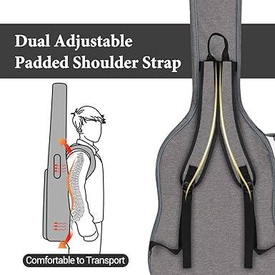 Dual Adjustable Padded Shoulder Strap  
Comfortable to Transport