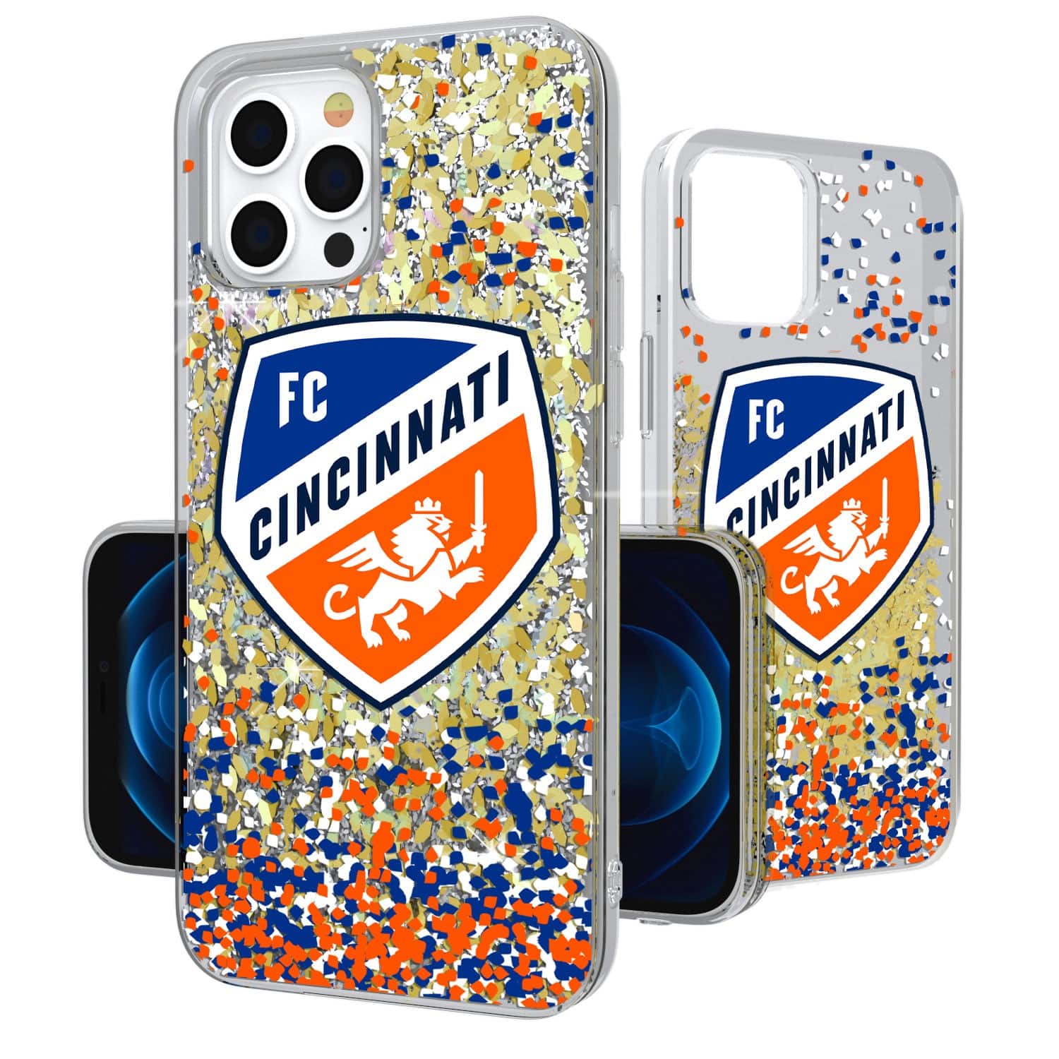Keyscaper - MLS - FC Cincinnati iPhone Confetti Glitter Design Case - 13 Pro - Multicolor price history on PriceWatchPro