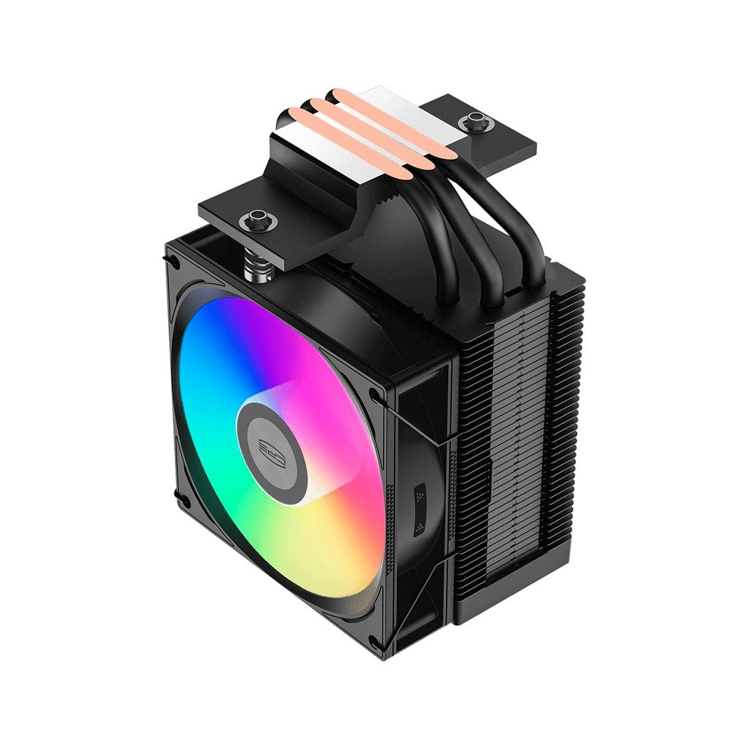 PCCOOLER CPS R300 ARGB Hydraulic Bearing Air CPU Cooler Black