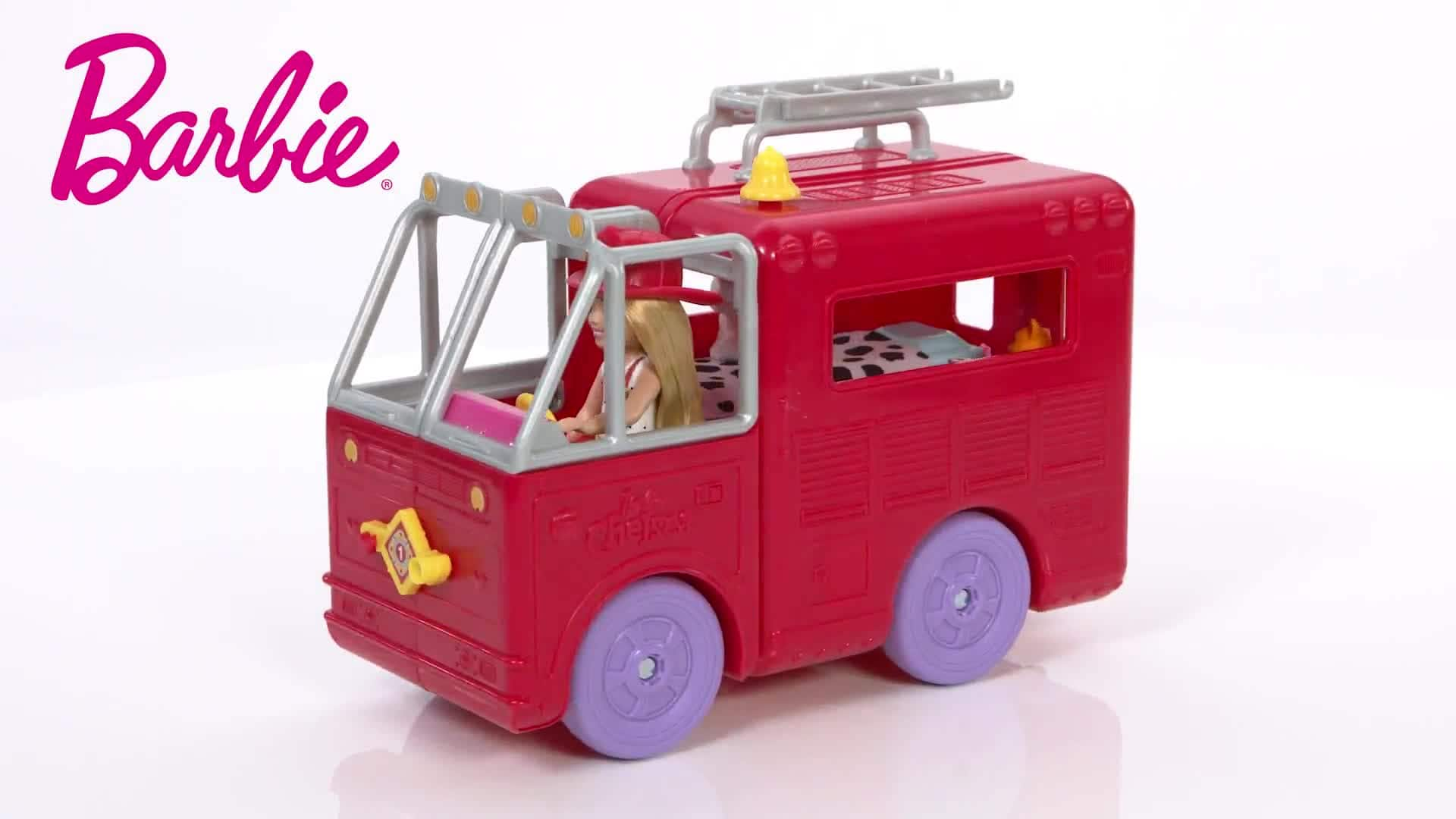 barbie chelsea fire truck