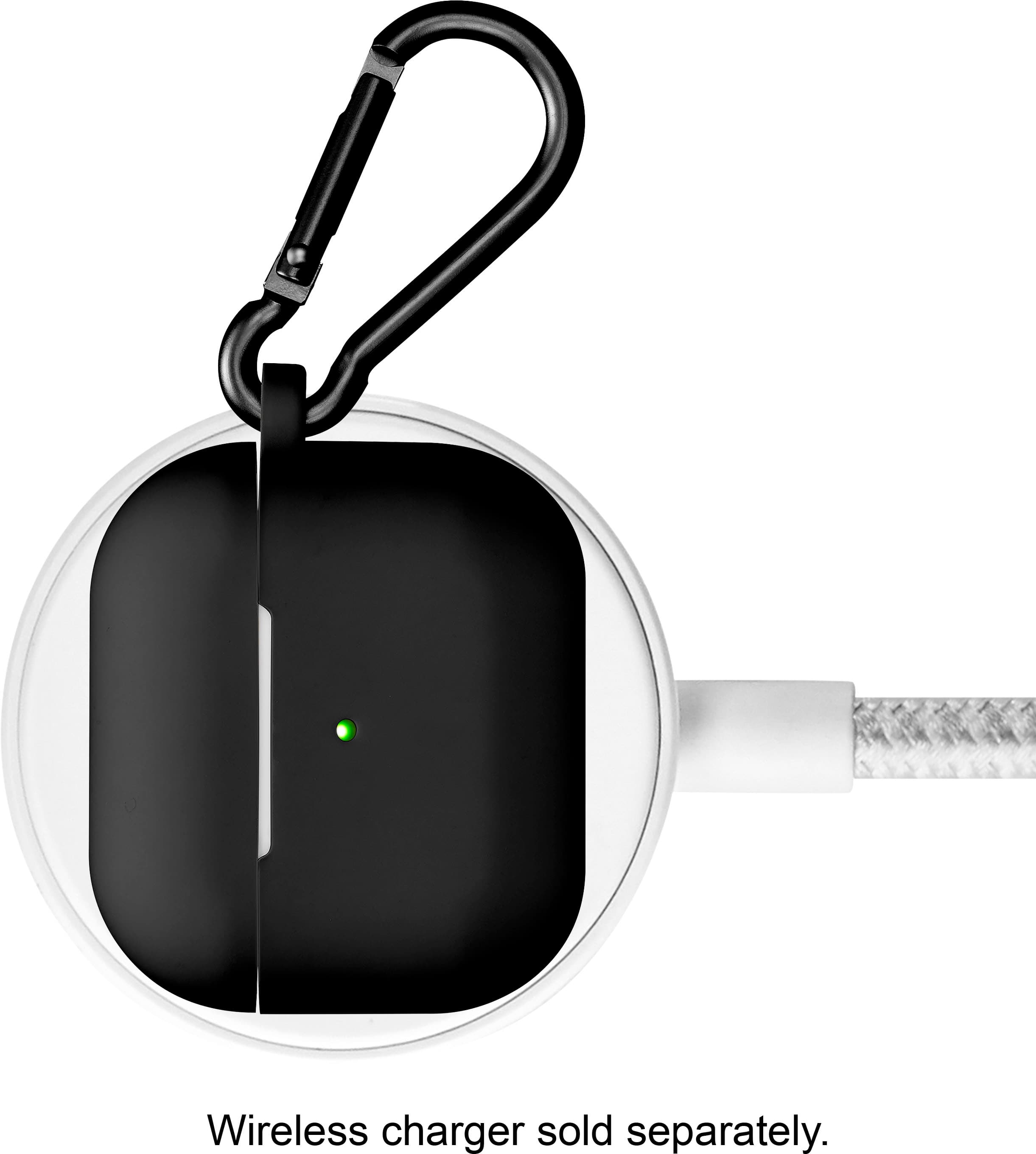 Alt View 15. Best Buy essentials™ - Silicone Case for Apple AirPods (3rd Generation) - Black.