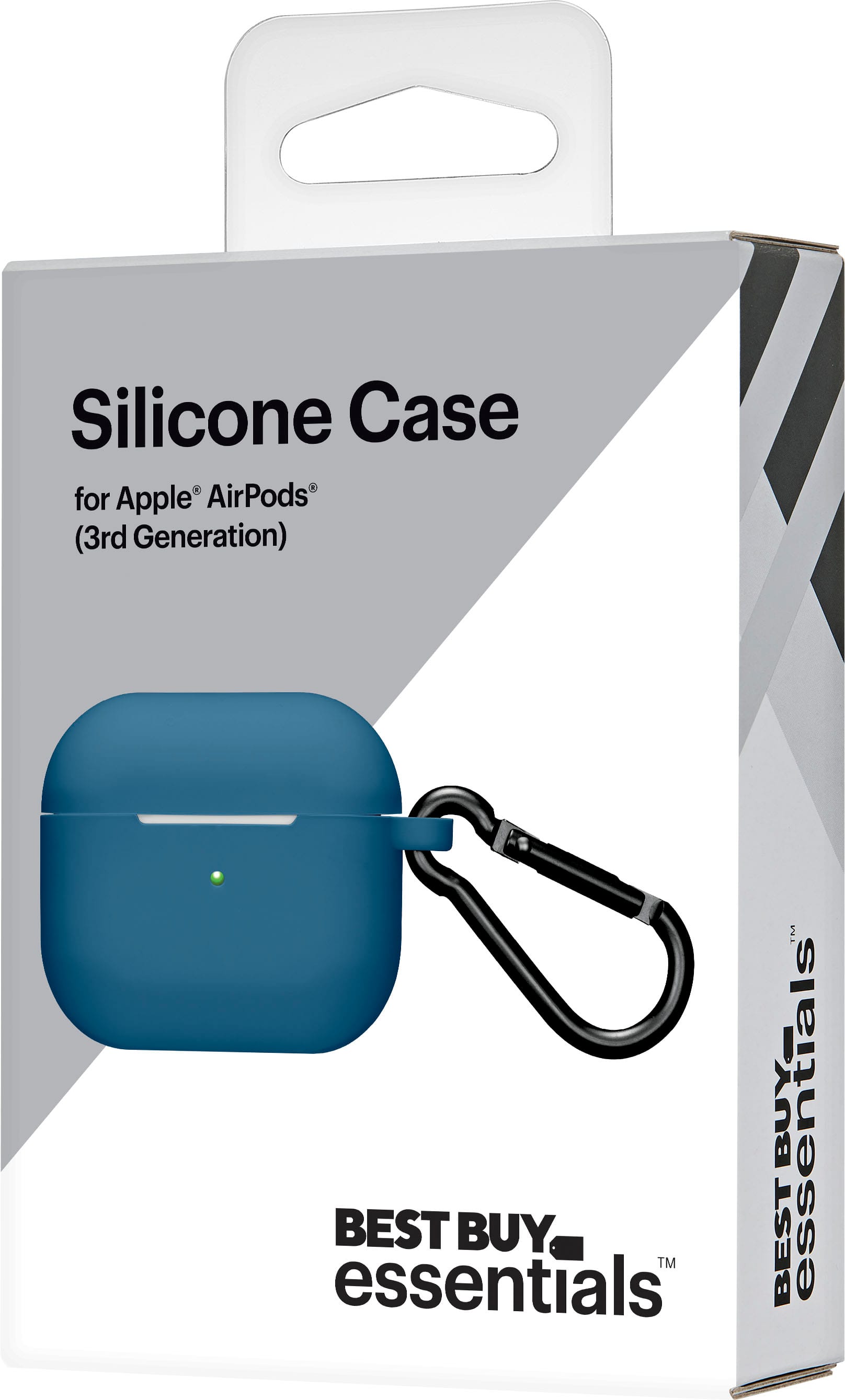 Alt View 12. Best Buy essentials™ - Silicone Case for Apple AirPods (3rd Generation) - Blue.