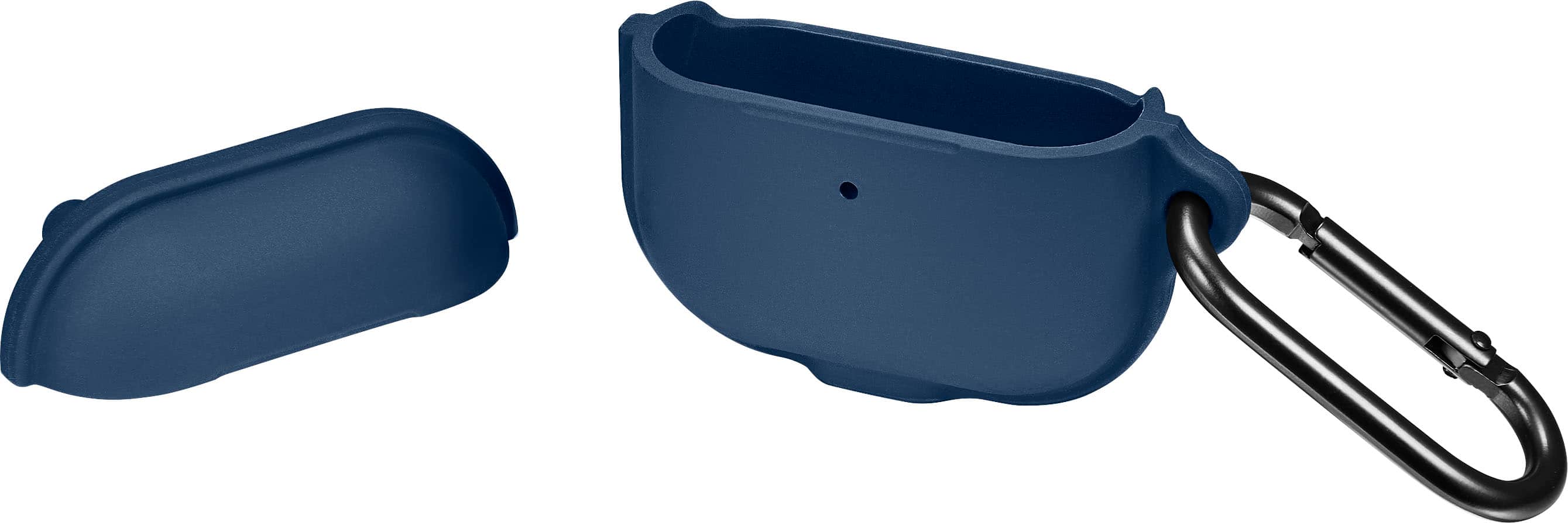 Alt View 11. Insignia™ - Magnetic Silicone Case for Apple AirPods (3rd Generation) - Blue.