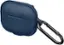 Left. Insignia™ - Magnetic Silicone Case for Apple AirPods (3rd Generation) - Blue.