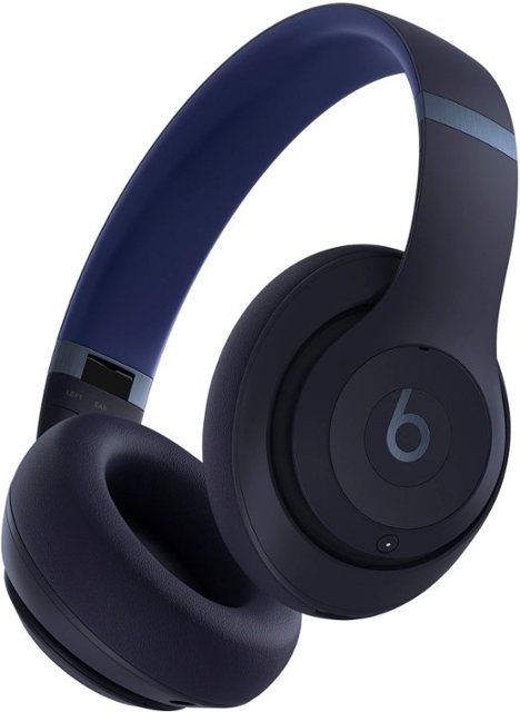 Front. Beats - Beats Studio Pro - Wireless Noise Cancelling Over-the-Ear Headphones - Navy.