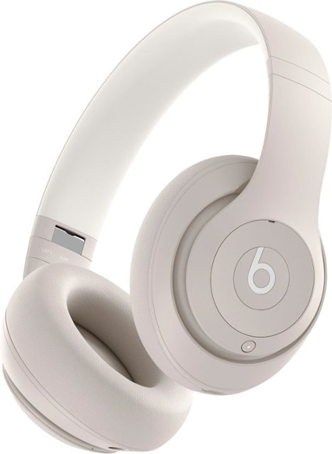Front. Beats - Beats Studio Pro - Wireless Noise Cancelling Over-the-Ear Headphones - Sandstone.