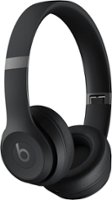 Beats Solo 4 True Wireless On-Ear Headphones - Matte Black - Front_Zoom