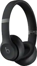 Front. Beats - Solo 4 True Wireless On-Ear Headphones - Matte Black.