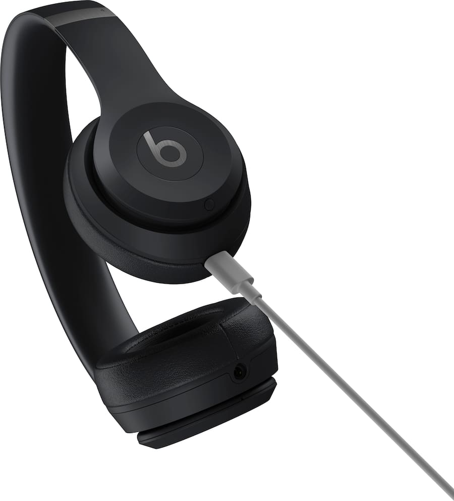 Beats Solo 4 True Wireless On Ear Headphones Matte Black Beats Solo 4 True Wireless On Ear Headphones Matte Black