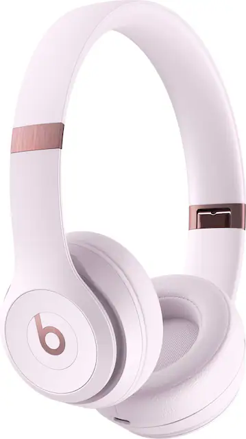 Beats Solo 4 True Wireless On Ear Headphones Cloud Pink MUW33LL A Best Buy