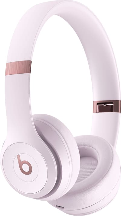 Beats Solo 4 Wireless On Ear Headphones Cloud Pink MUW33LL/A Beats Solo 4 Wireless On Ear Headphones Cloud Pink MUW33LL/A