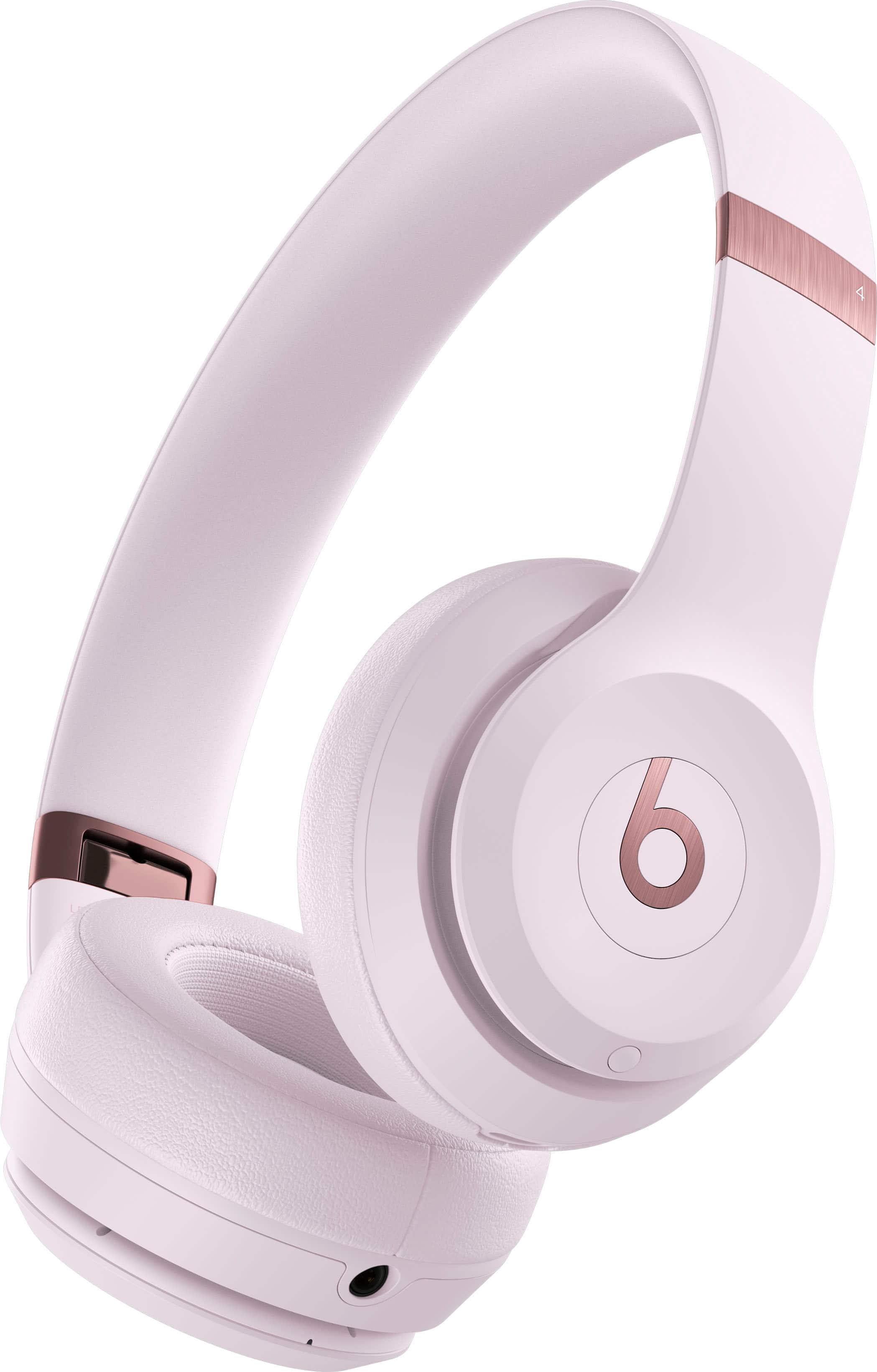 Alt View 11. Beats - Solo 4 True Wireless On-Ear Headphones - Cloud Pink.