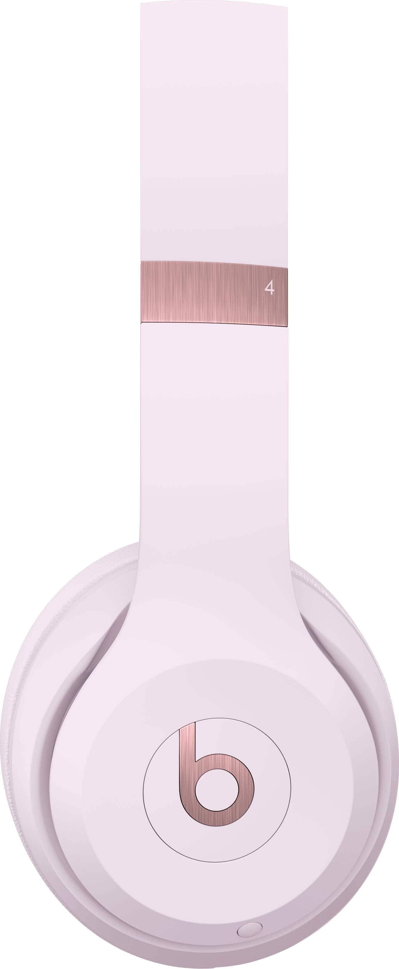 Alt View 12. Beats - Solo 4 True Wireless On-Ear Headphones - Cloud Pink.