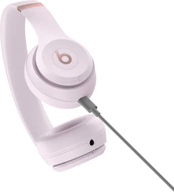 Beats Solo 4 Wireless On Ear Headphones Cloud Pink MUW33LL/A Beats Solo 4 Wireless On Ear Headphones Cloud Pink MUW33LL/A
