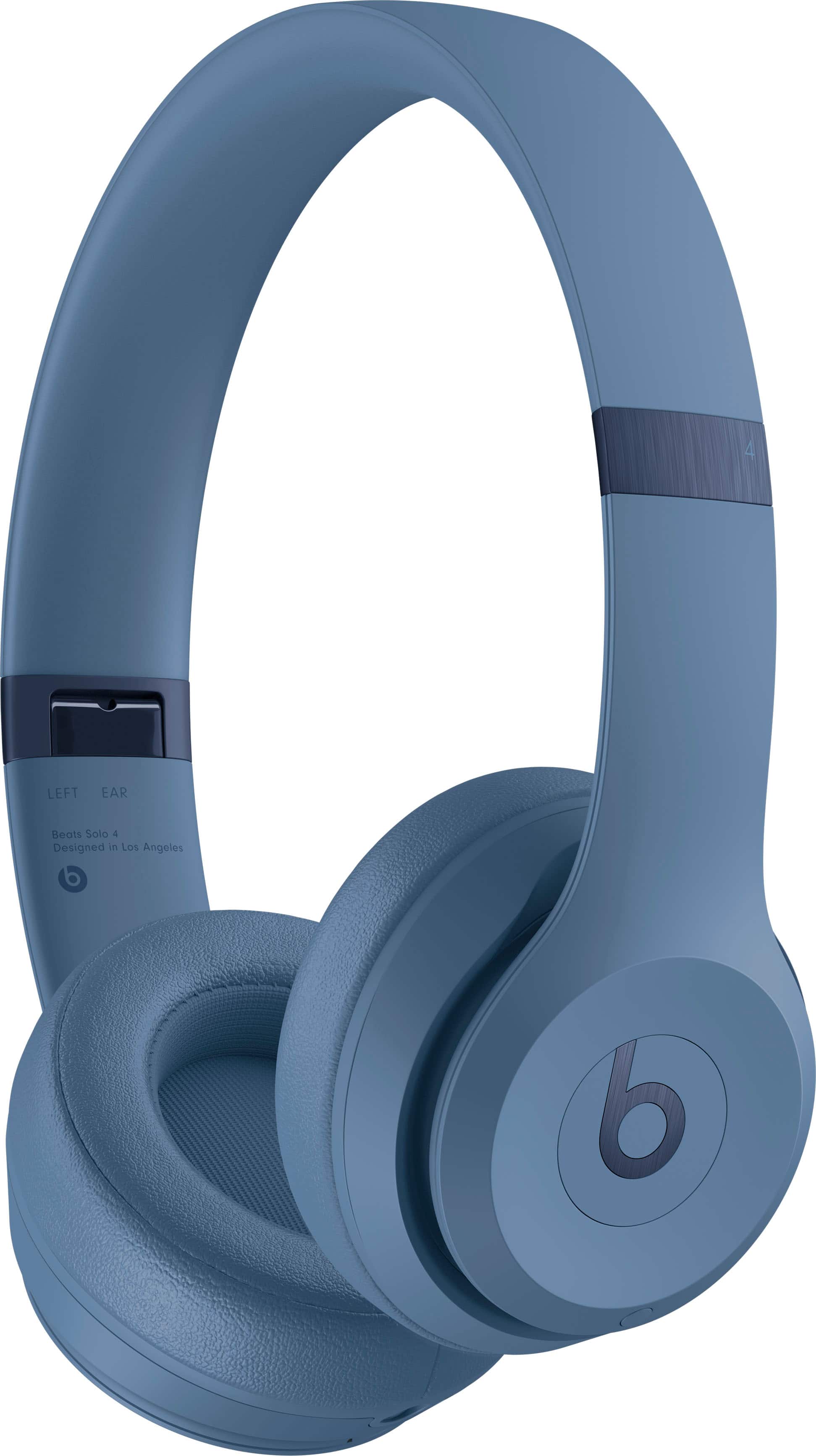 Angle. Beats - Solo 4 True Wireless On-Ear Headphones - Slate Blue.