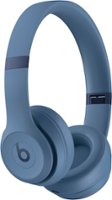 Beats Solo 4 True Wireless On-Ear Headphones - Slate Blue - Front_Zoom