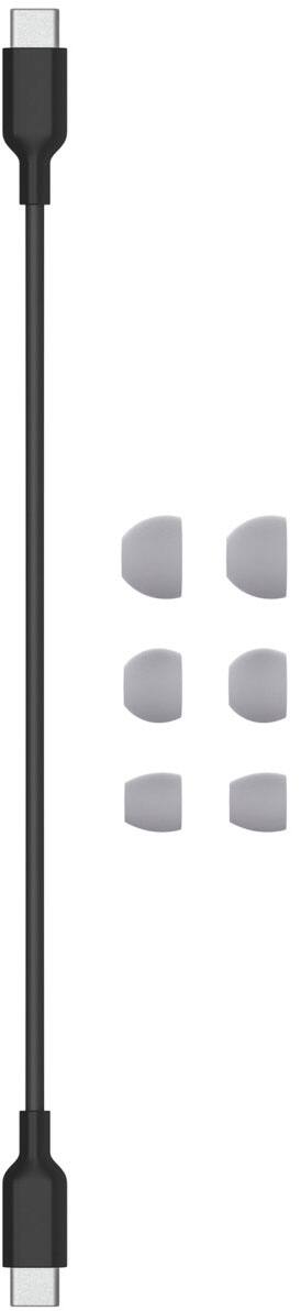 Alt View 15. Beats - Beats Studio Buds Totally Wireless Noise Cancelling Earbuds - Moon Gray.