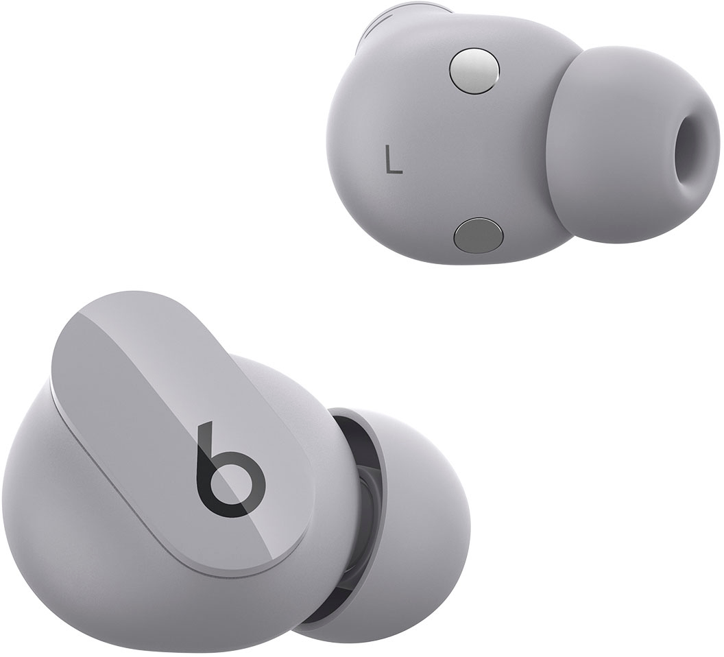 Left View: Beats Fit Pro True Wireless Noise Cancelling In-Ear Earbuds - Sage Gray