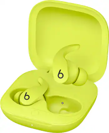 Angle. Beats - Beats Fit Pro True Wireless Noise Cancelling In-Ear Earbuds - Volt Yellow.