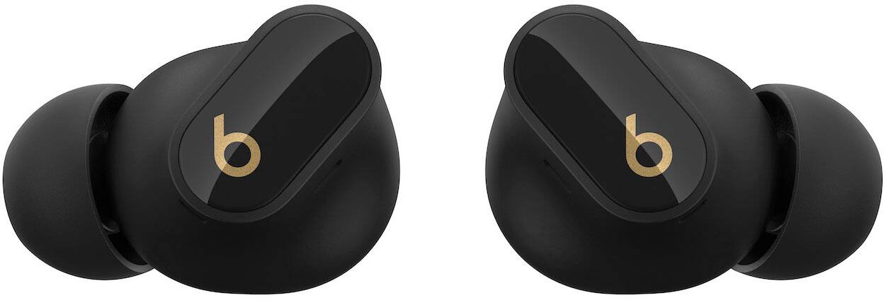 Angle. Beats - Beats Studio Buds + True Wireless Noise Cancelling Earbuds - Black/Gold.