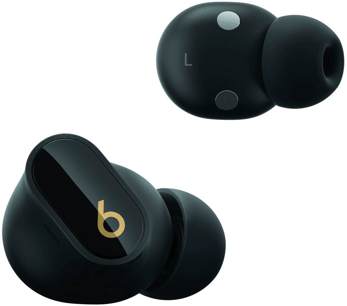 Left. Beats - Beats Studio Buds + True Wireless Noise Cancelling Earbuds - Black/Gold.