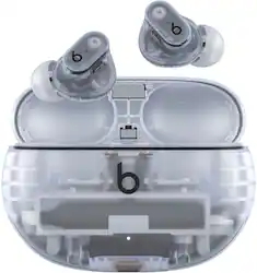 Beats - Studio Buds + True Wireless Noise Cancelling Earbuds - Transparent - Front_Zoom