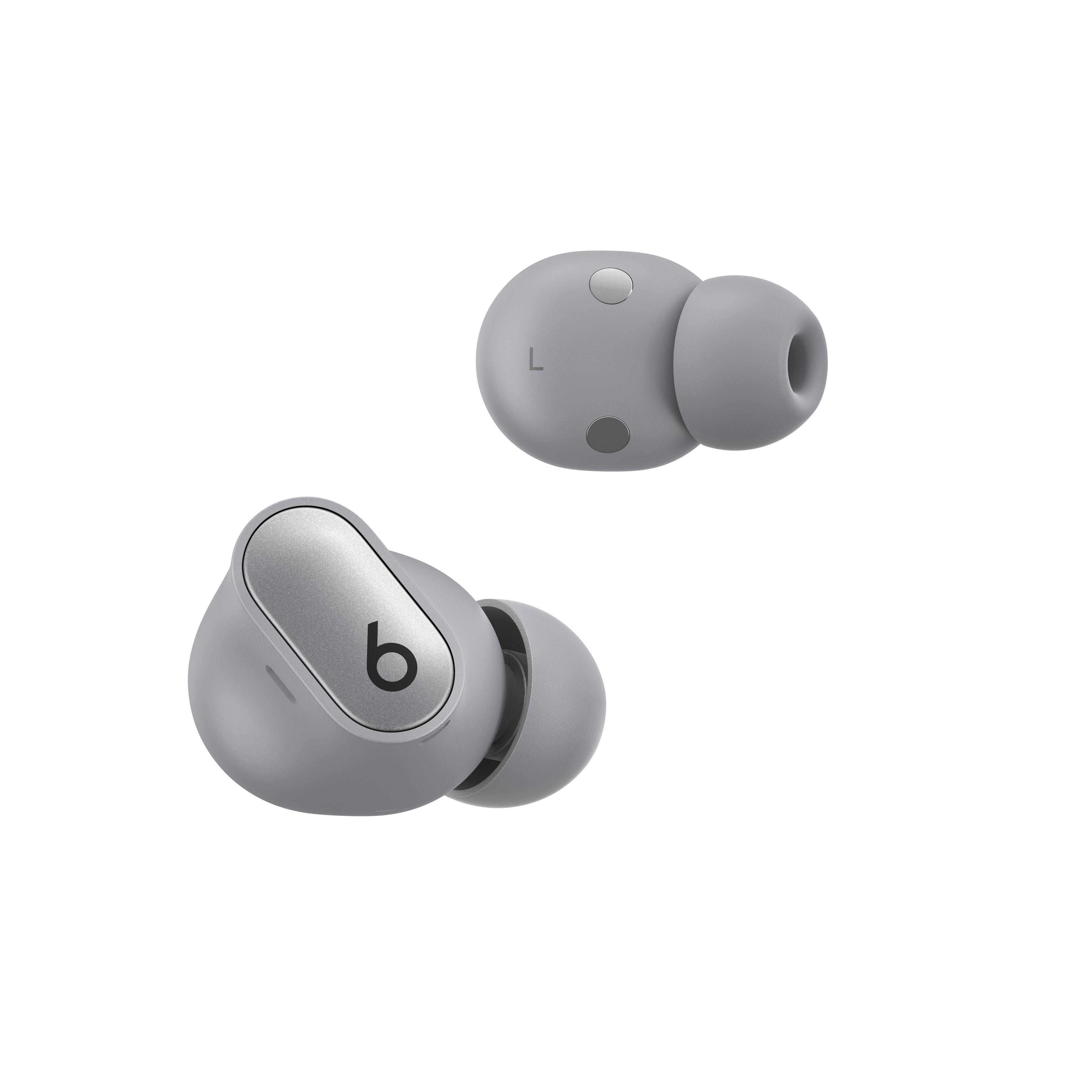 Left. Beats - Beats Studio Buds + True Wireless Noise Cancelling Earbuds - Cosmic Silver.