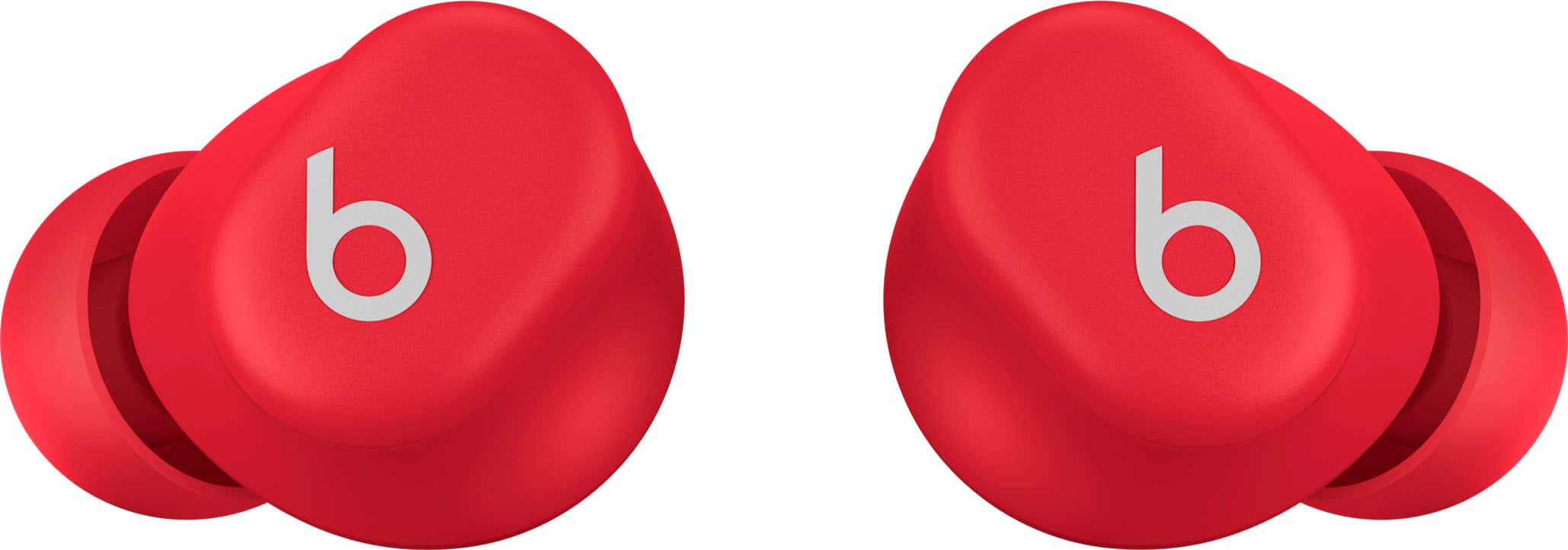 Angle. Beats - Solo Buds True Wireless Earbuds - Transparent Red.