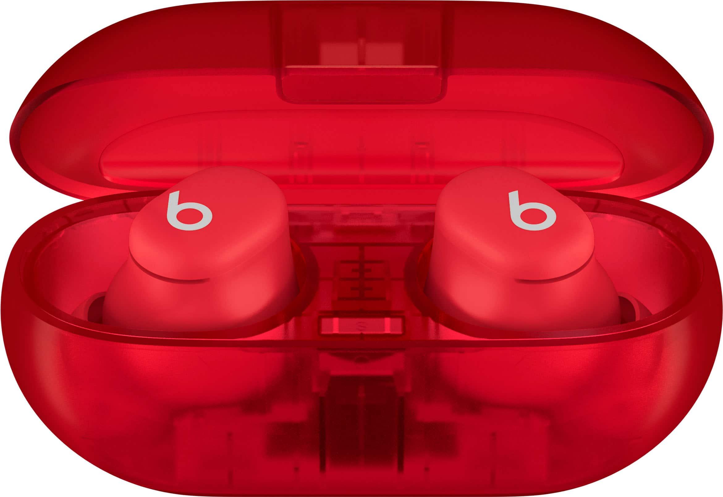 Beats Solo Buds True Wireless Earbuds Transparent Red MUW03LL/A - Best Buy