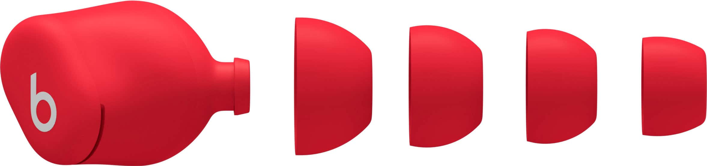 Alt View 14. Beats - Solo Buds True Wireless Earbuds - Transparent Red.