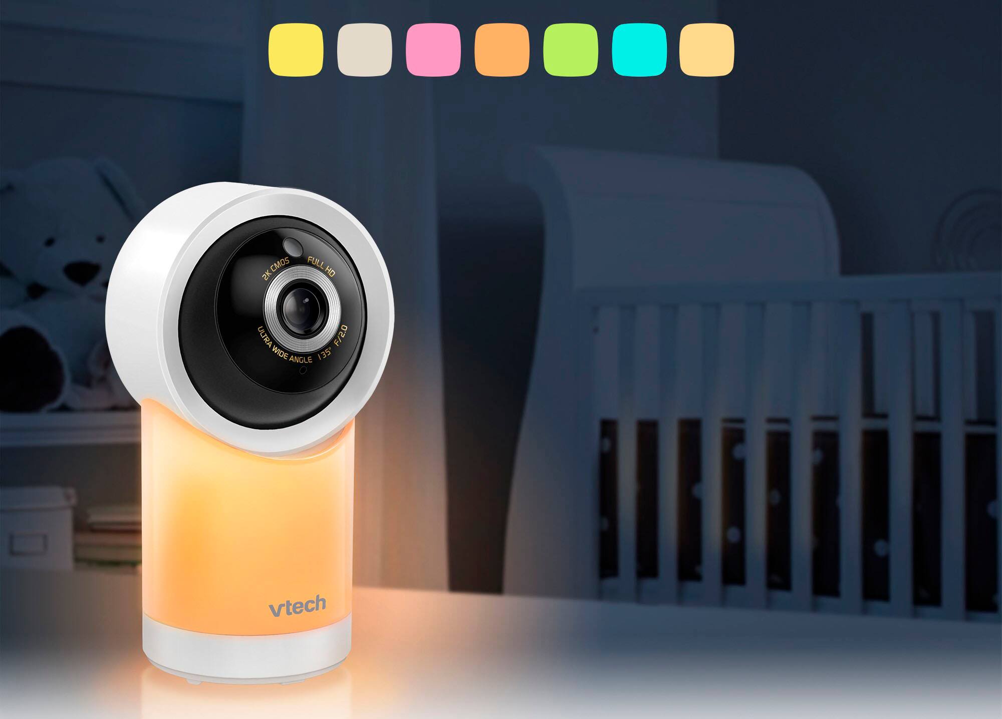 VTech 1080p Smart WiFi Remote Access 360 Degree Pan & Tilt Video Baby