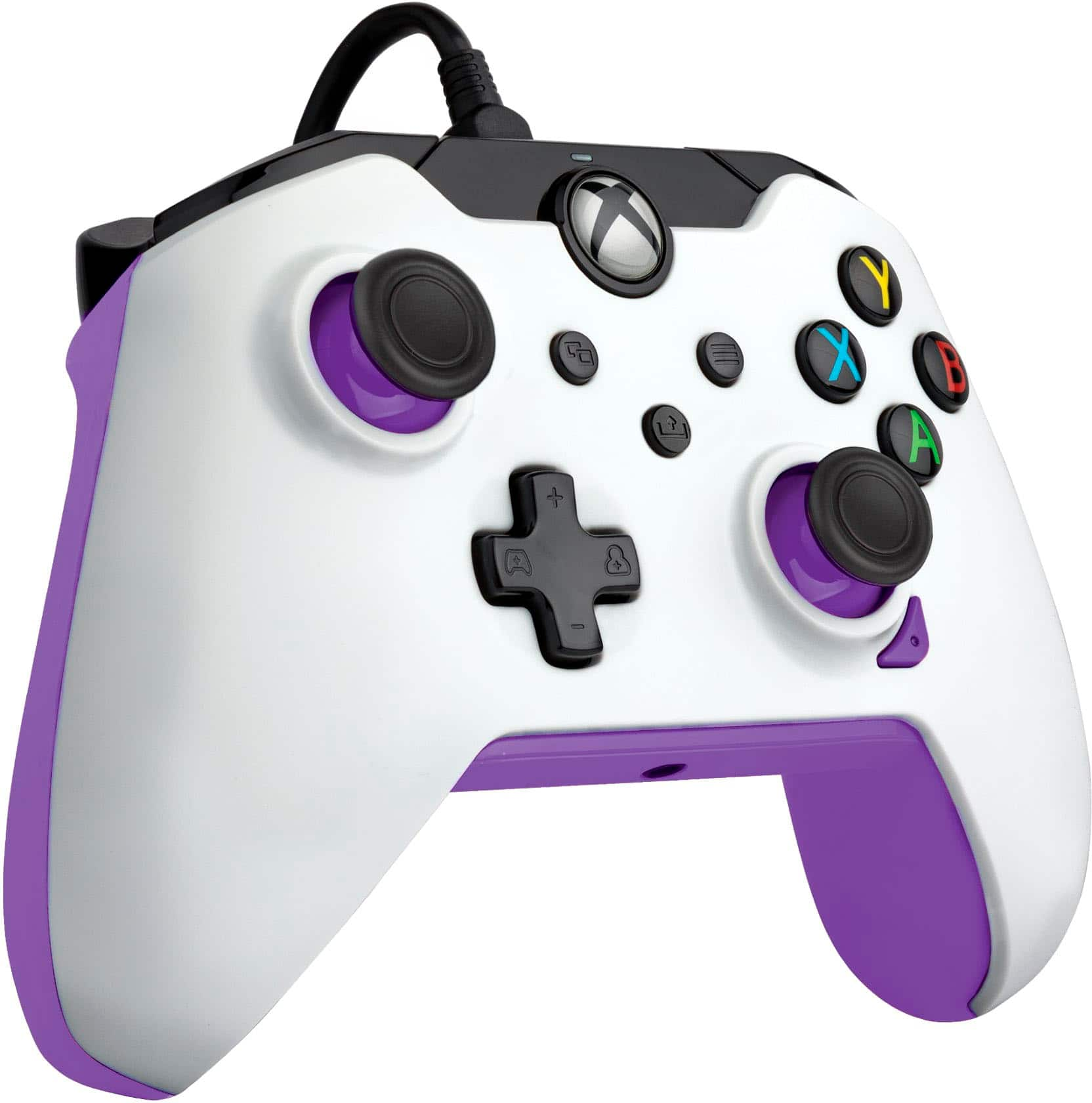 PDP Wired Controller – Electric White & Yellow - Microsoft Xbox One