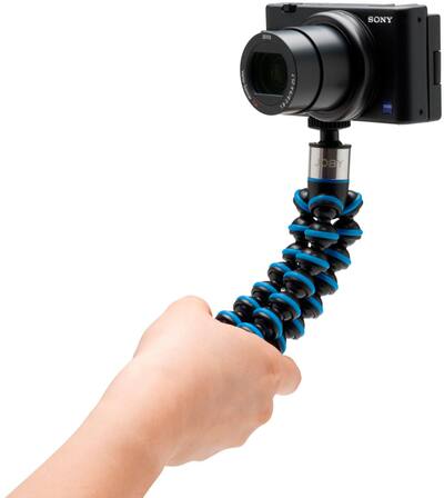 Joby - GorillaPod Go Content Creator Tripod - Black/Blue Joby - GorillaPod Go Content Creator Tripod - Black/Blue