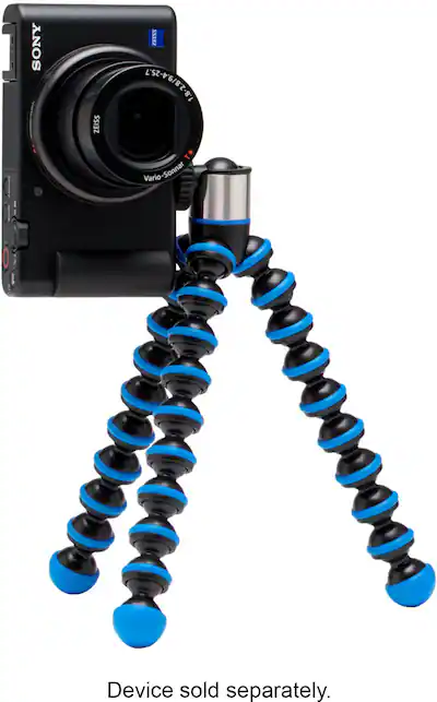 Joby - GorillaPod Go Content Creator Tripod - Black/Blue Joby - GorillaPod Go Content Creator Tripod - Black/Blue