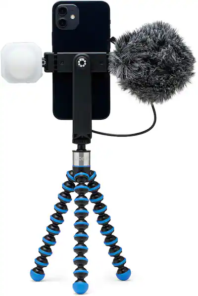 Joby - GorillaPod Go Content Creator Tripod - Black/Blue Joby - GorillaPod Go Content Creator Tripod - Black/Blue
