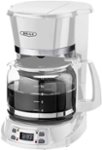 Front Zoom. Bella - 12-Cup Programmable Coffee Maker - White.
