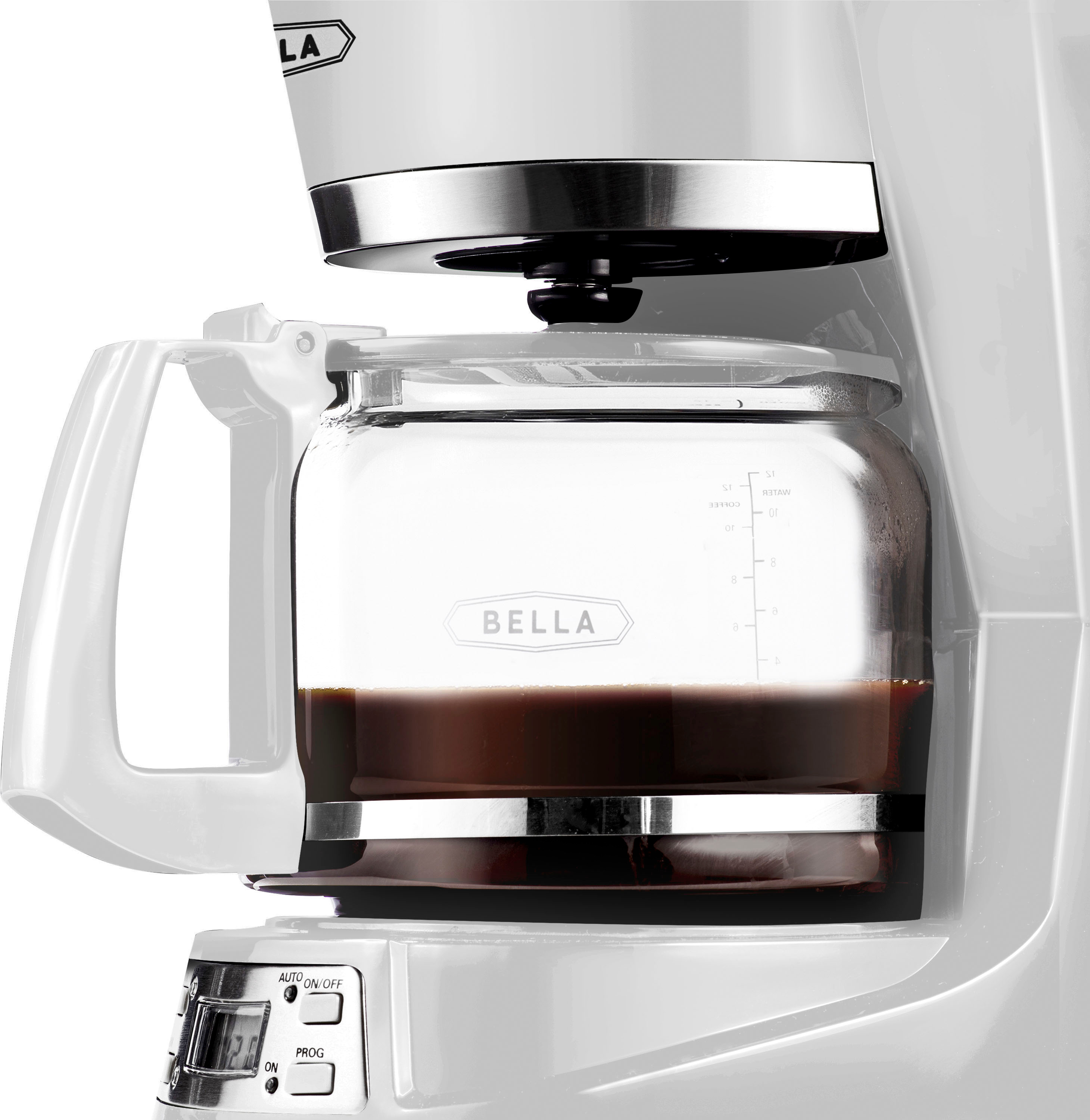 Bella 12-Cup Programmable Coffee Maker Ink Blue 17485 - Best Buy