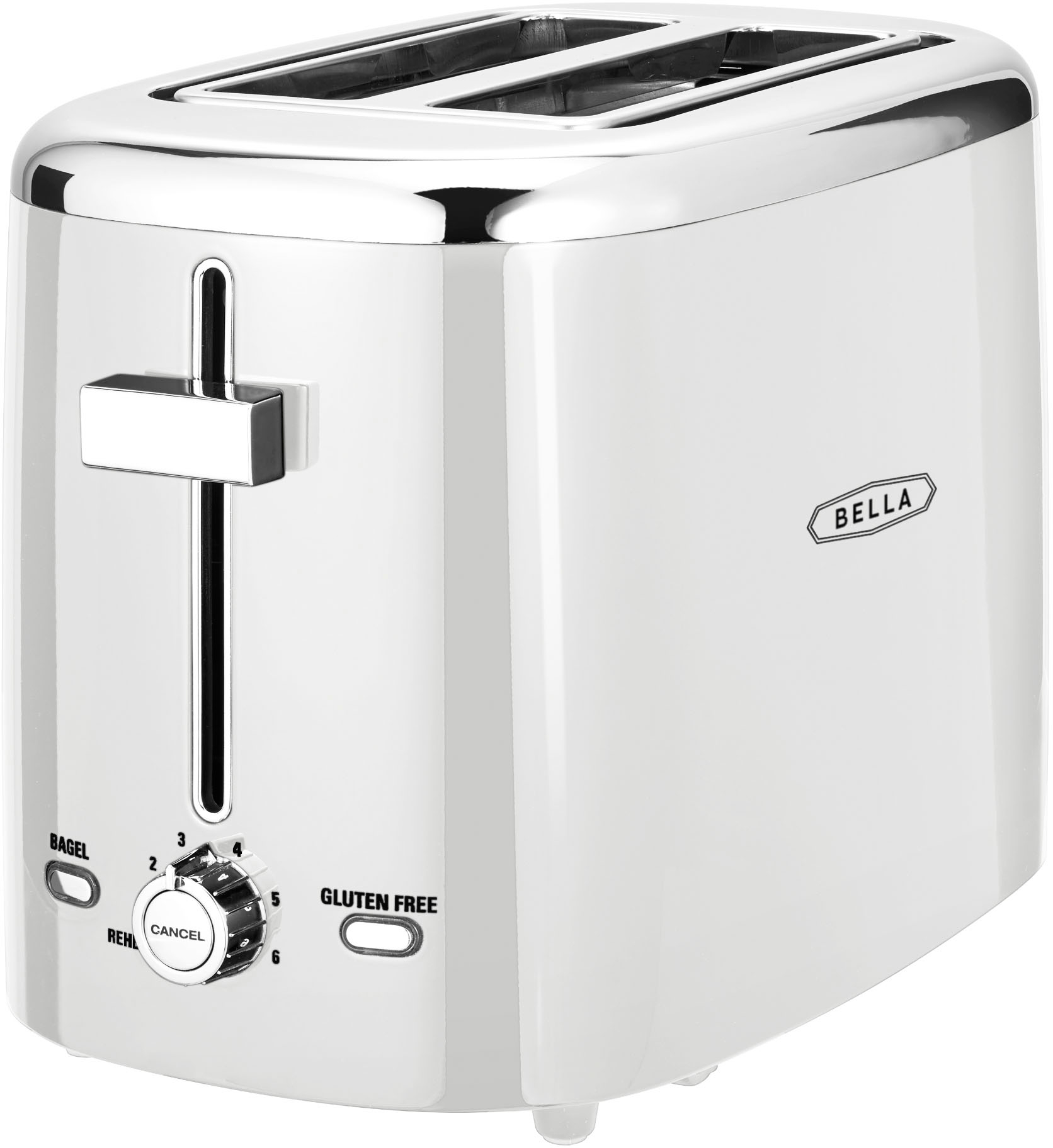 Bella 2-Slice Extra-Wide Slot Toaster White 17189 - Best Buy