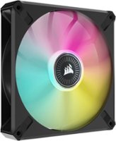 CORSAIR - ML RGB ELITE 140mm Magnetic Levitation Fans with Air Guide Technology - Black - Front_Zoom