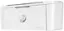 Left. HP - LaserJet M110w Wireless Black and White Laser Printer - White.