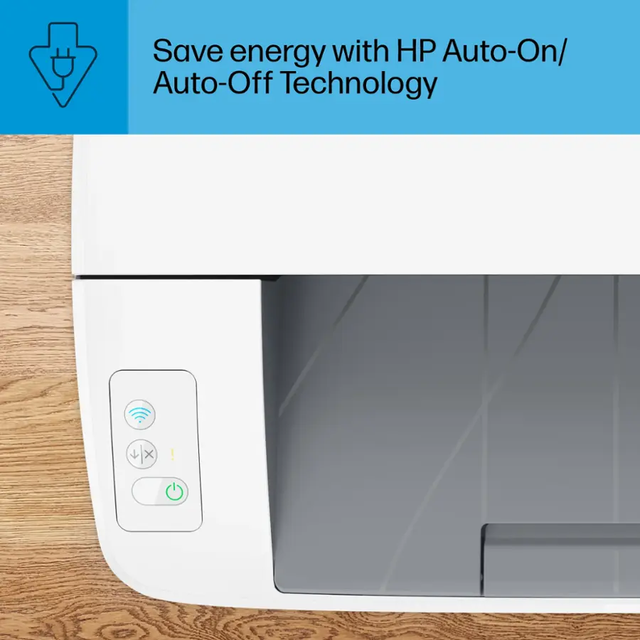 Save energy with HP Auto-On/Auto-Off Technology.