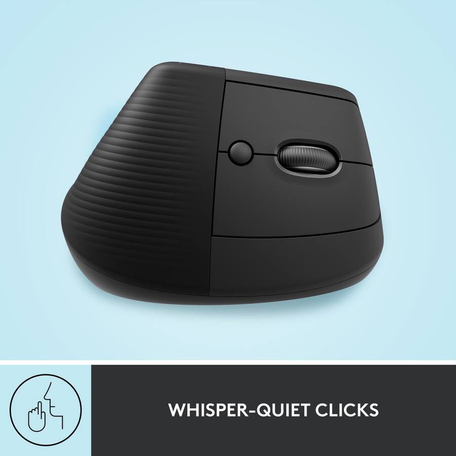 Logitech Mouse Type Logitech Lift Vertical Wireless Optical Ergonomic Mouse with 4 ...