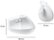 Alt View Zoom 18. Logitech - Lift Vertical Wireless Ergonomic Mouse with 4 Customizable Buttons - Off-White.