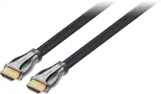 Left. Rocketfish™ - 25' 8K Ultra High Speed HDMI® 2.1 Certified Cable - Black.