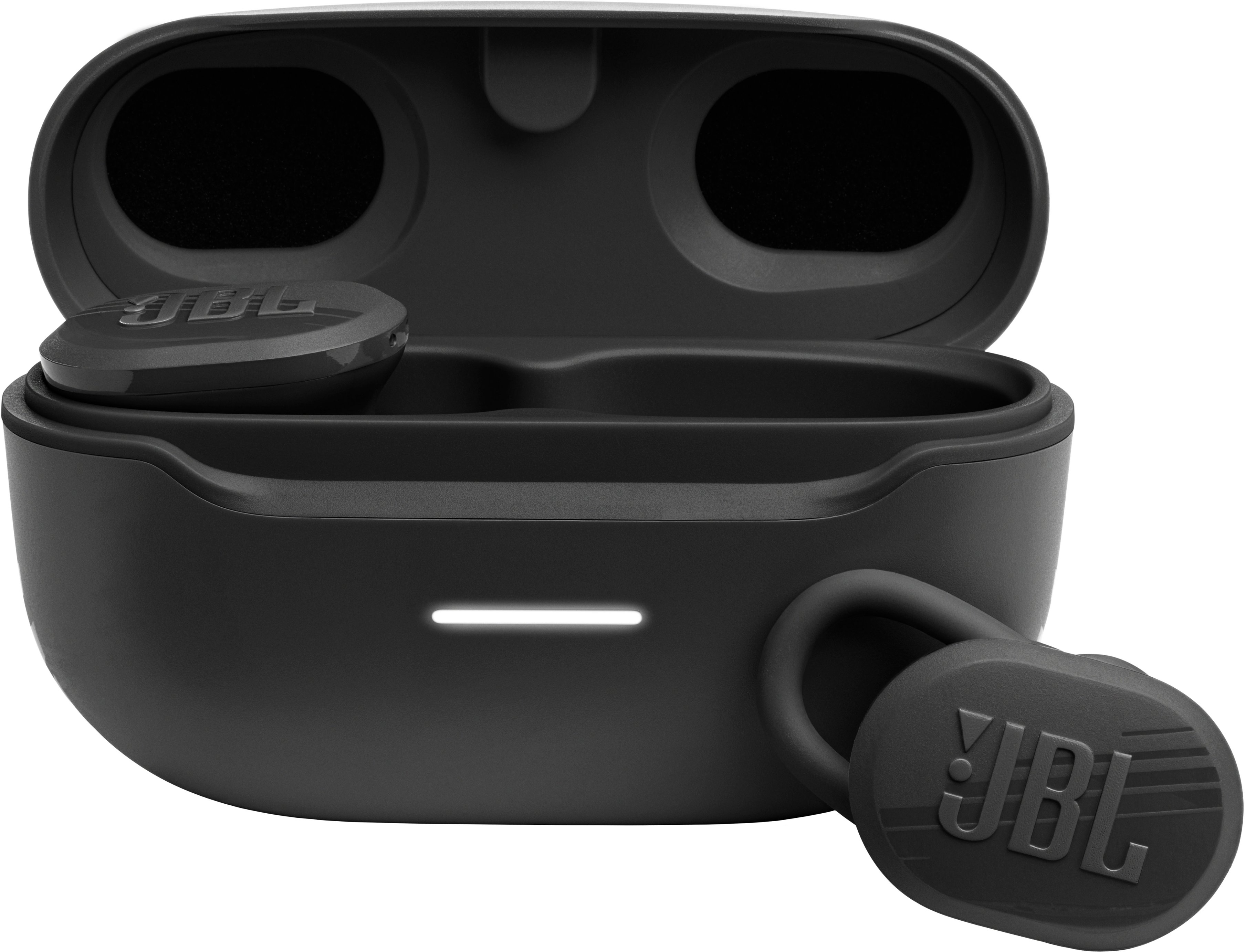 Distrahere Etna postkontor JBL Endurance Race Waterproof True Wireless Sport Earbud Headphones Black  JBLENDURACEBLKAM - Best Buy