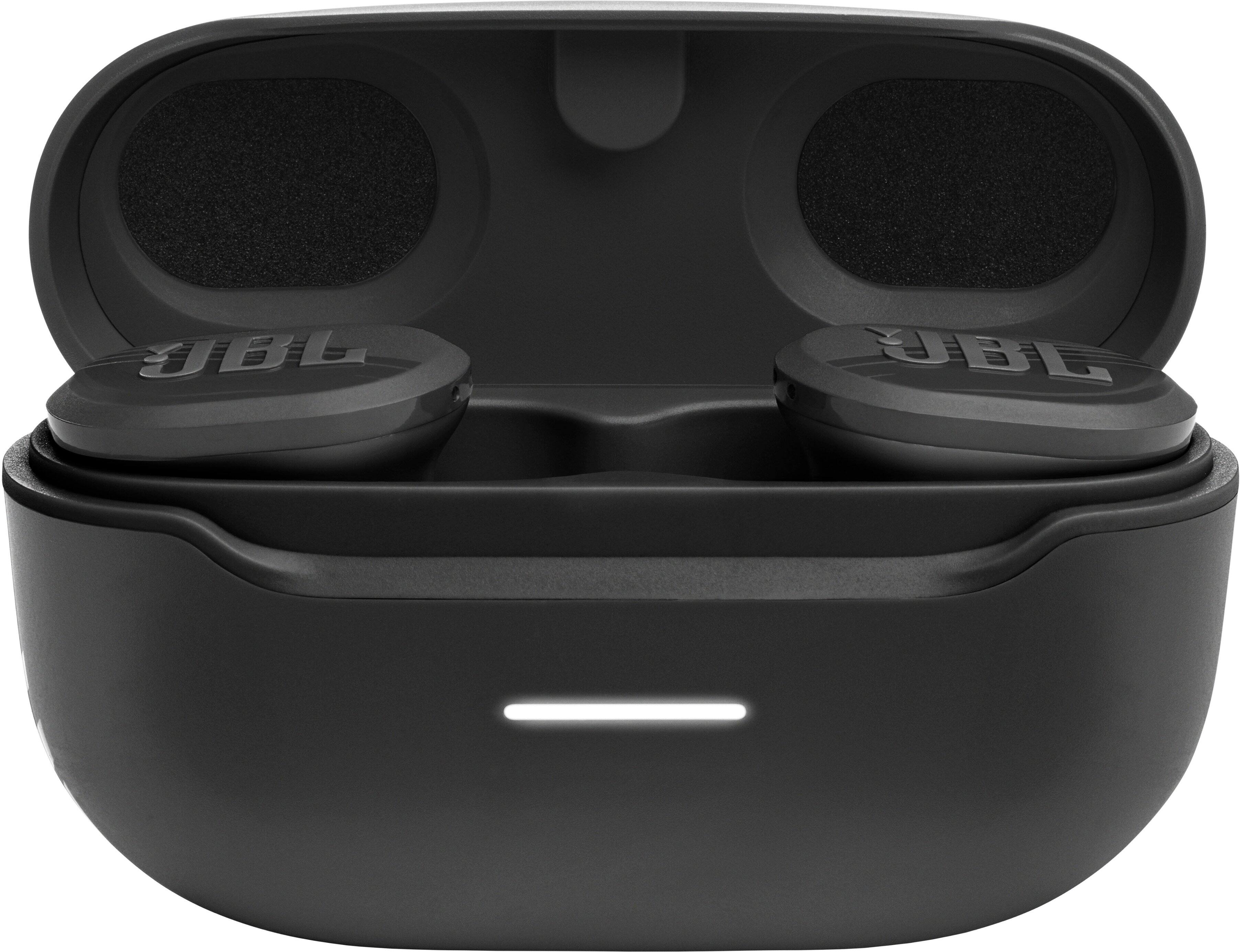 Alt View 13. JBL - Endurance Race Waterproof True Wireless Sport Earbud Headphones - Black.