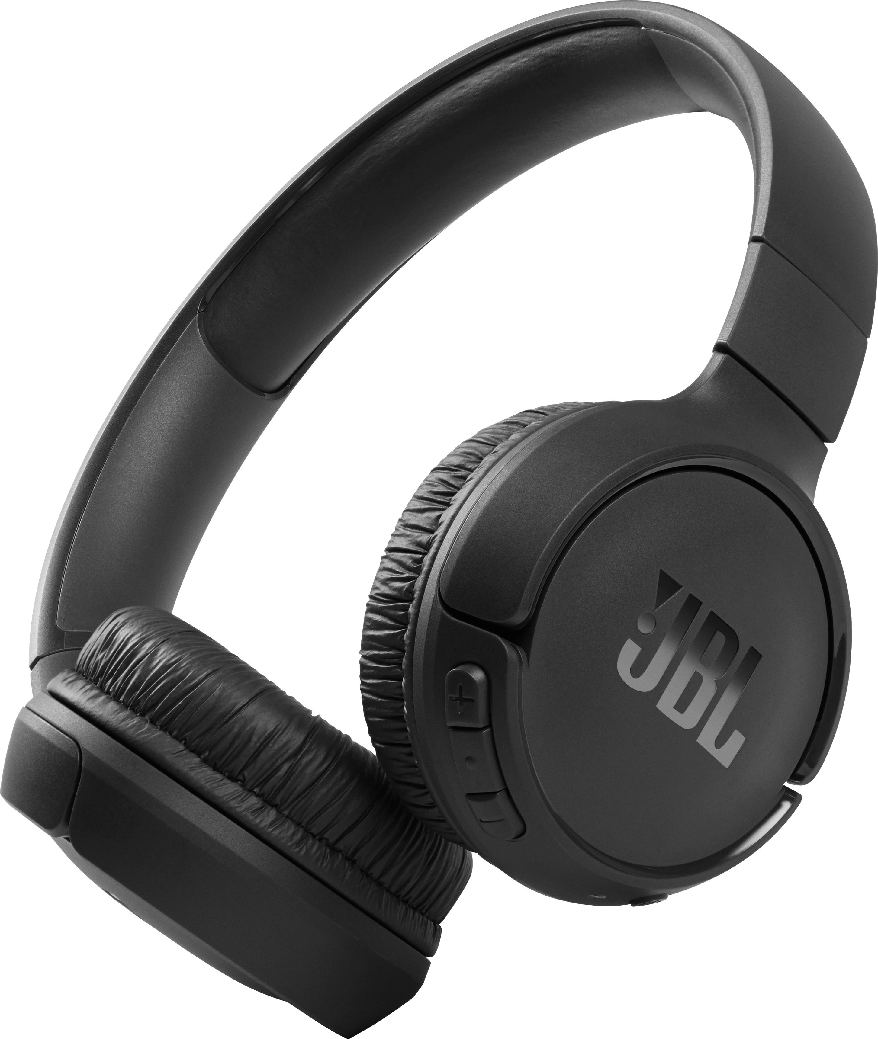 Angle View: JBL - Tune 510BT Wireless On-Ear Headphones - Black