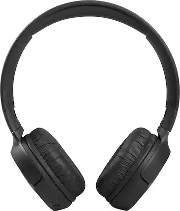 Front. JBL - Tune 510BT Wireless On-Ear Headphones - Black.