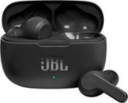 Front Zoom. JBL - Vibe 200 True Wireless Earbuds - Black.