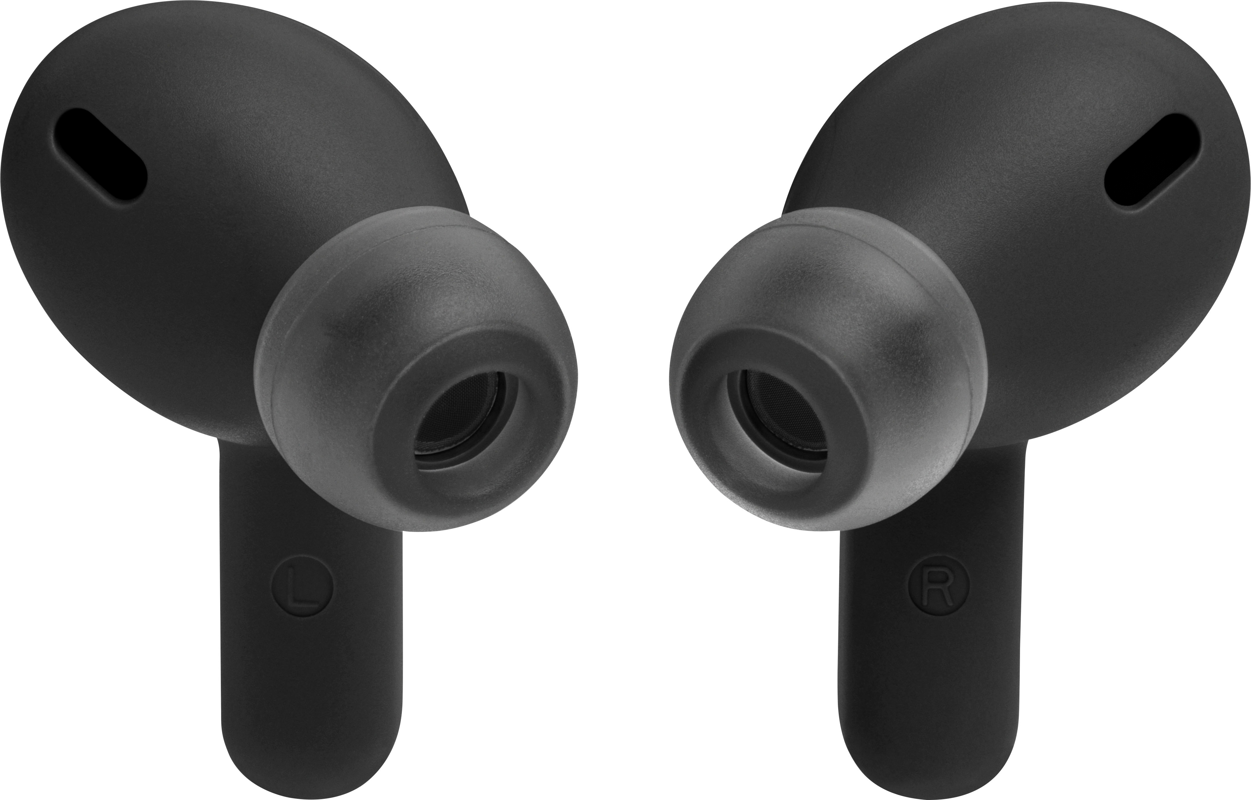 Left View: JBL - Vibe 200 True Wireless Earbuds - Black